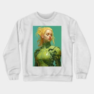 Green Armored Fighter Crewneck Sweatshirt